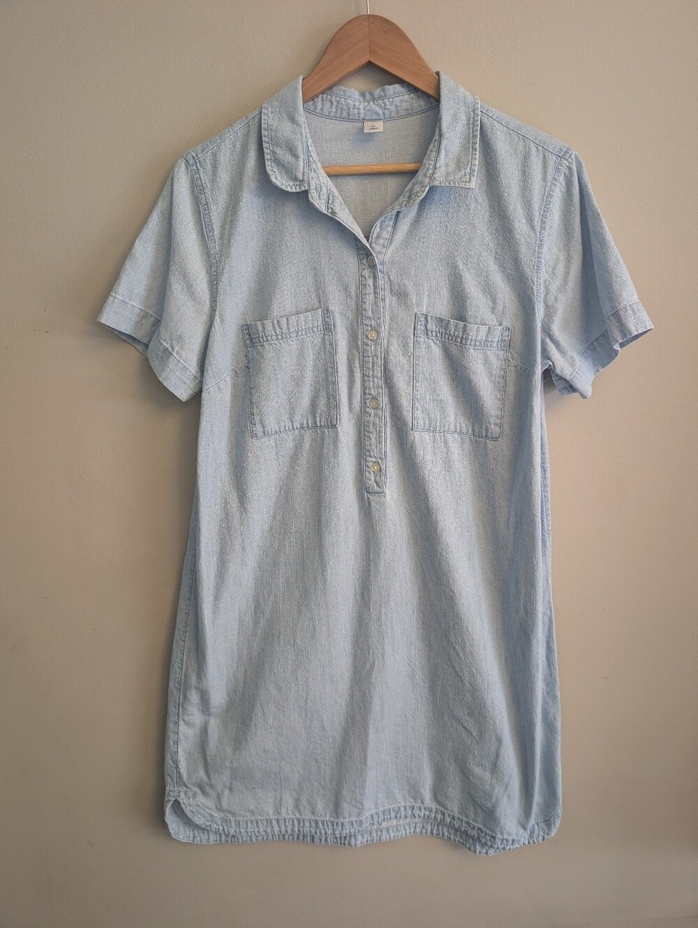Old Navy Denim Shirt Dress Size L - Picture 2 of 5